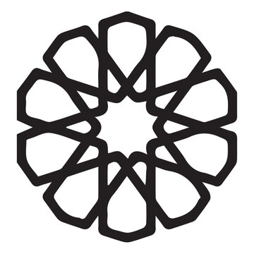 Turkish Seljuk pattern star logo