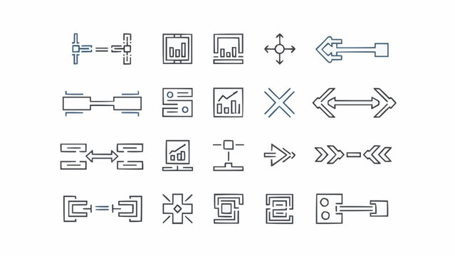 Collection of various computer icons.