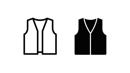 Two sleeveless jackets with zippers Vector © PixelNest 