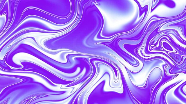 liquid abstract light purple, lilac colors acrylic paint waves animation background flow pattern seamless