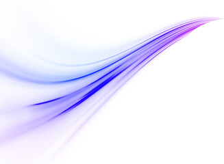 Fototapeta premium Electric amber speed line flashes across a transparent field. Luminous flow suggests rapid acceleration and power. Modern tech accent element in PNG.