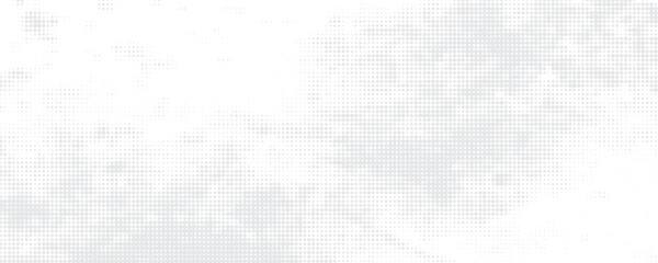 Halftone faded gradient texture. Grunge halftone grit background. White and black sand noise wallpaper.