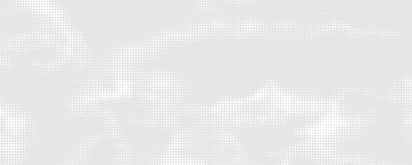 Dotted halftone waves. Abstract liquid shapes, wave effect dotted gradient texture waves isolated vector symbols set.
