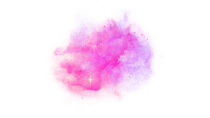 Pink Nebula Galaxy Space Background © background ghost 