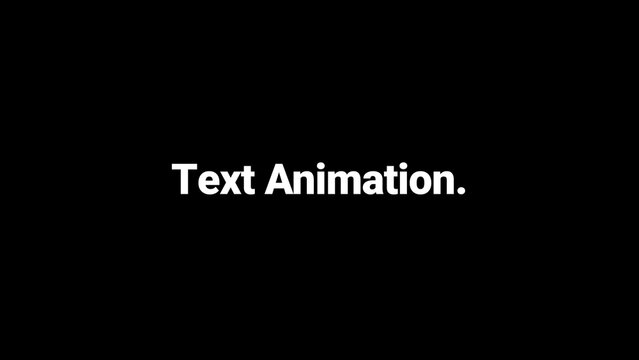 Text Animation (RGB)