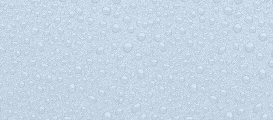 Obraz premium water drops uniform powder blue pastel smooth background