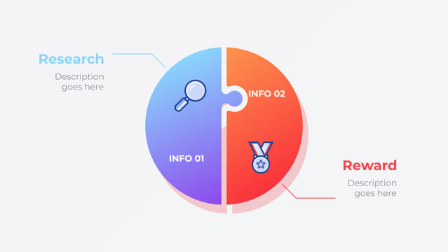 Business cycle infographic with marketing icons. Vector illustration 2 options ideal for business presentations, strategic planning, reports.