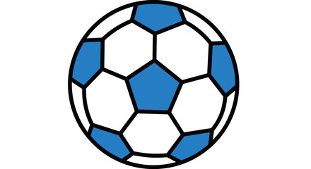 Obraz premium Soccer Ball Icon Illustration Design.