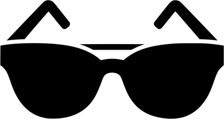 Modern cat eye sunglasses eyewear vector silhouette for trendy fashion