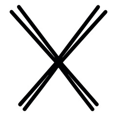 Fototapeta premium Chopsticks icon 