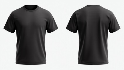 Naklejka premium Black Shirt Design Template