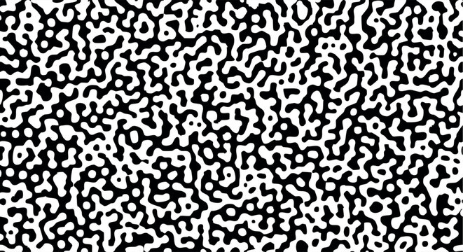 Abstract black and white micro organic pattern design background with bold texture