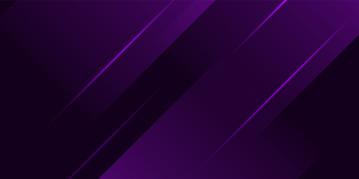 Abstract Dark Purple Geometric Background with Diagonal Layers and Neon Glow.Modern concept for graphic design, background, web design, poster, banner, book, slideshow.