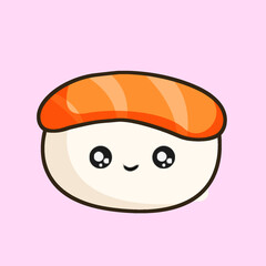 Cute sushi illustration © putri