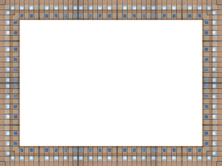 Leerer freigestellter Bilderrahmen	