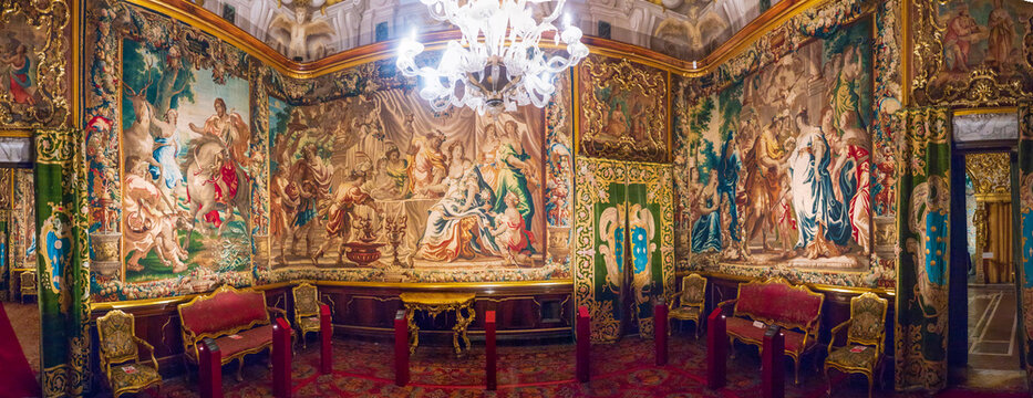 Italia, Toscana, la citt&agrave; di Lucca. Palazzo Mansi.