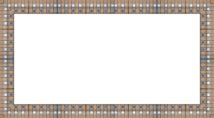 Leerer freigestellter Bilderrahmen