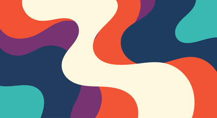 Fluid abstract shapes celebrating warmth light and soothing contrast