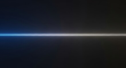 Futuristic neon light streaks across dark space with vibrant colors and sleek design from a unique viewpoint