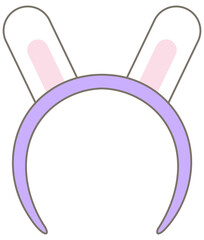 Cute Bunny Ears Headband for Easter Costume and Spring Party Accessory
