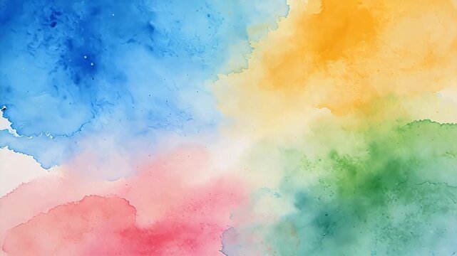 Colorful abstract watercolor background