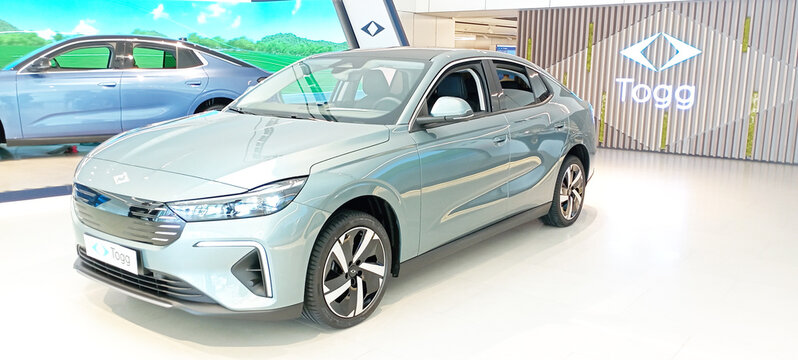 ANKARA, T&uuml;rkiye - February, 13, 2026 : The Togg T10F is an all-electric C-segment SUV produced by Turkish automaker Togg.