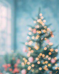 Christmas tree decoration cozy home photography festive atmosphere close-up holiday spirit