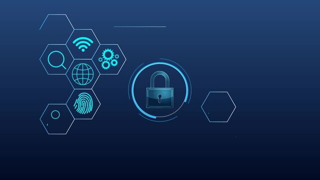 Secured Services Technology with User Privacy and Authentication Framework   - Stock Animated  Illustration as MP4 File