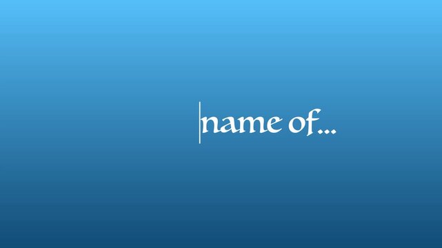 In the Name of Jesus&hellip; Amen! &ndash; Simple Christian Text Animation