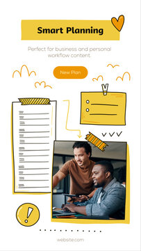 Planning Notes Template Story &mdash; a simple animated design for productivity, organization, and workflow projects.