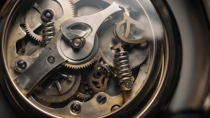 Intricate Clockwork - A Macro View of Times Inner Workings.