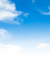 Obraz premium Sky cloud blue nature background paronama web cloudy summer winter season day, light beauty horizon spring brigth gradient calm abstract backdrop air nature view wallpaper landscape environment