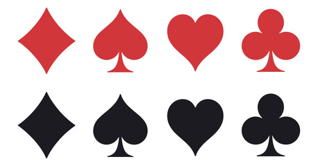 Full Deck Playing Card Vector Set featuring a complete collection of face cards, numbered cards, and suits in a high-quality, modern design for gaming and casino applications. © HeLLo WorLd