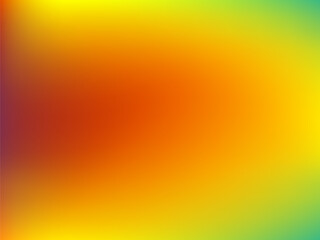 Obraz premium Abstract gradient background. Sunset beach or summer colors. Orange, purple, yellow and green colors. Vector.