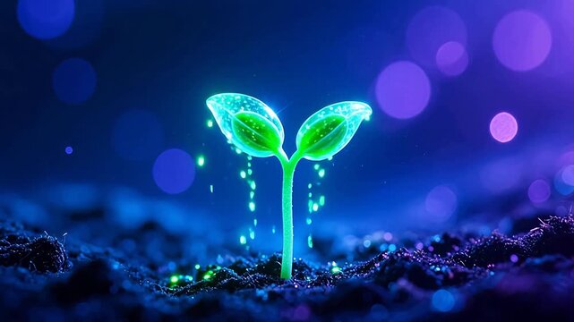 MysticalGreenSproutonCosmicGradient