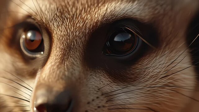 Close-up of a Fennec Fox Face