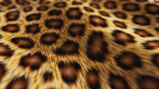 Close up leopard fur texture with rosette pattern background