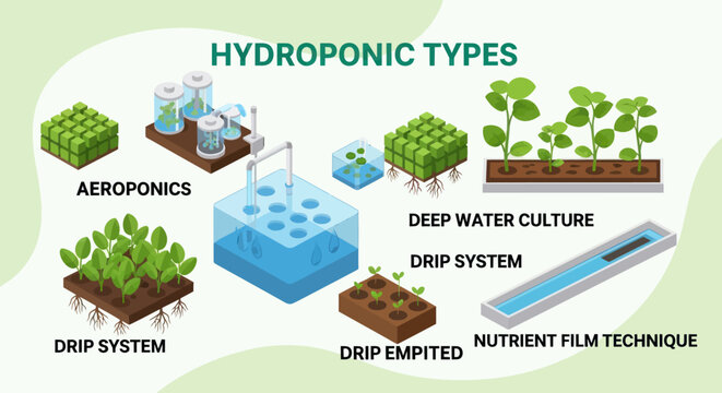 Hydroponic Systems for Plant Cultivation Methods.