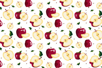 Apple seamless pattern