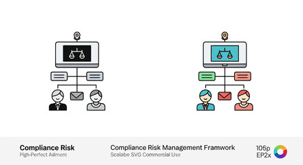 Compliance Risk Management Framework Icon