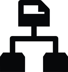 Obraz premium schema markup icon silhouette vector illustration on transparent background