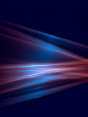 Fototapeta premium colorful light trails in dark background. Abstract light routes that rotate in vibrant colors. Forestry of the blurry movement of light painting. Blurred lights at night. Intentional camera movement, 