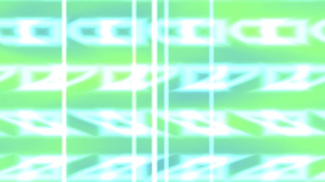Abstract Light Patterns with Soft Blue and Green Glow