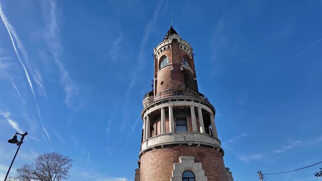 Famous Gardos tower in Zemun, Belgrade, Serbia.