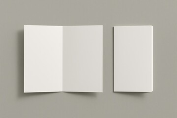 Minimalist blank card design