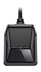 Obraz premium Corner parking sensor with angled surface and durable plastic casing.