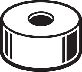 Fishing Float Stopper Bead Line Art Icon eps © Bui