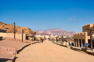 アル・ウラのオールドタウンの美しい街並み