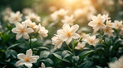 Obraz premium Jasmine Blossoms Background Images