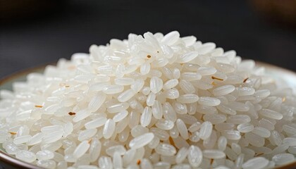 close up of rice